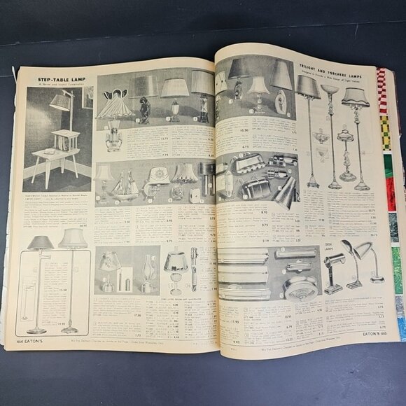 1953-1954 Eaton’s Fall And Winter Catalogue Some Rips Read OVERSIZED BOOK! - Picture 11 of 16